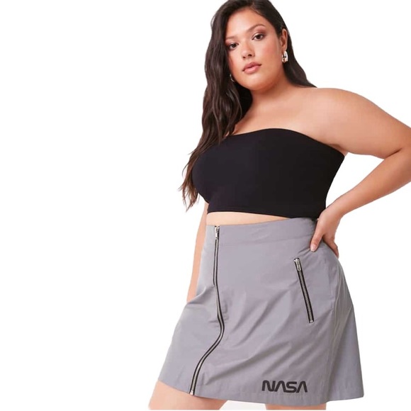 silver reflective skirt